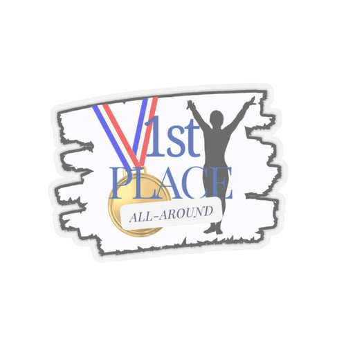 1st Place All-Around (Kiss-Cut Stickers)