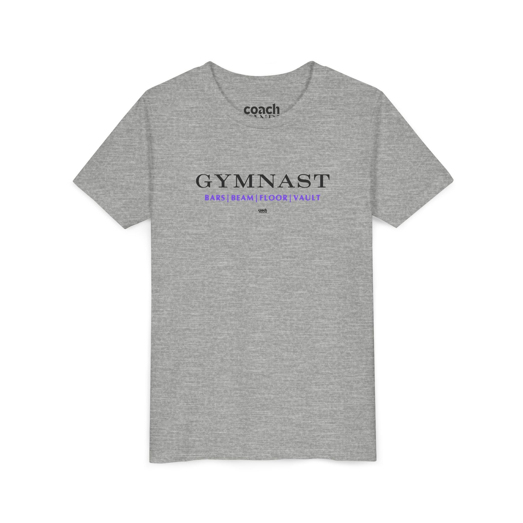 GYMNAST (Bars Beam Floor Vault) Tshirt - Purple (Youth)