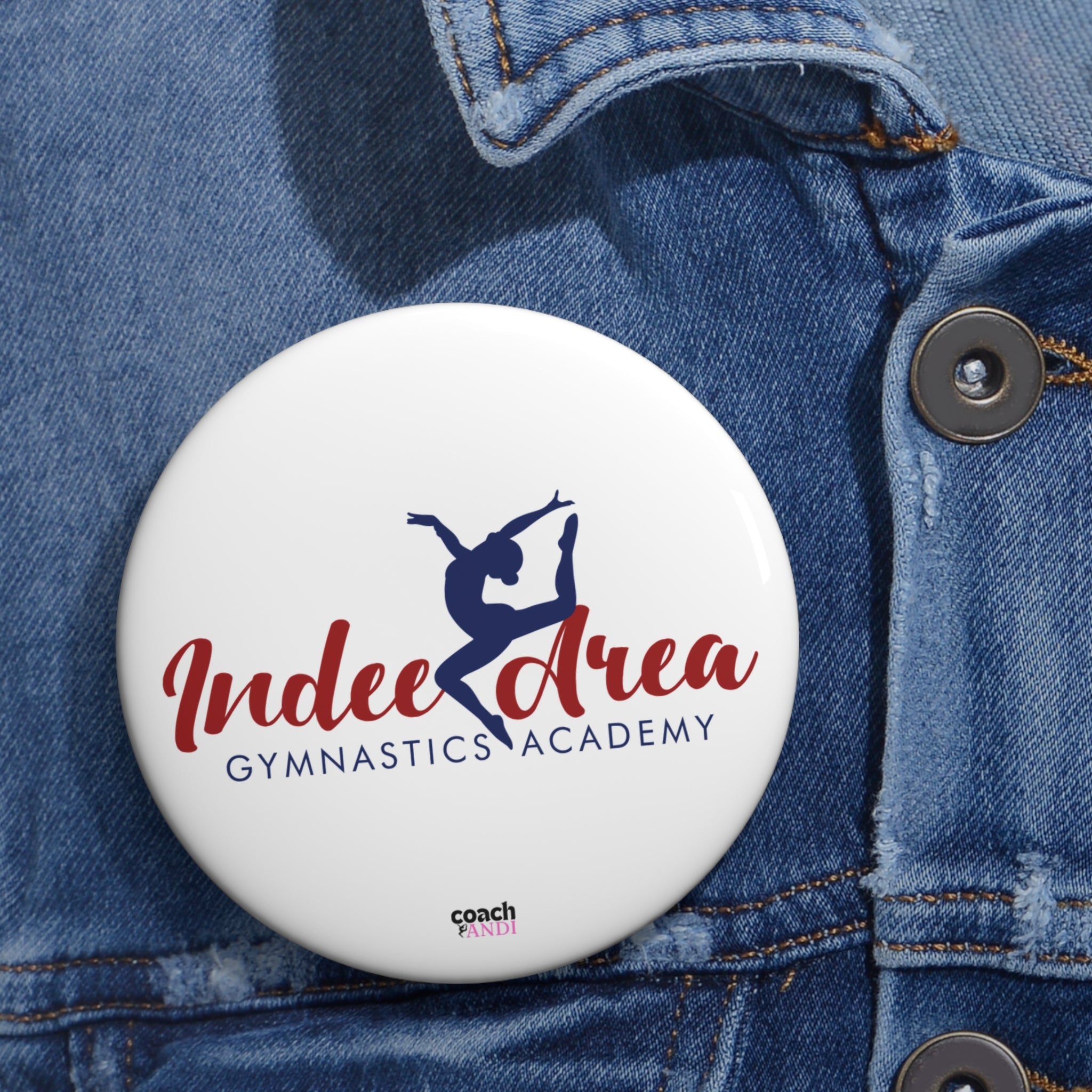 Indee Area Gymnastics Academy (Pin Buttons)