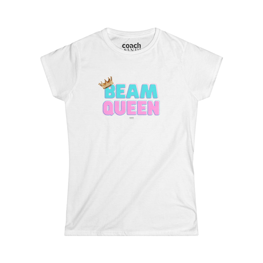 Beam Queen T-Shirt - Aqua/Pink