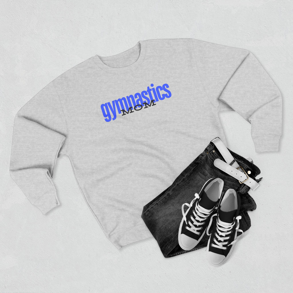 Gymnastics Mom-Blue (Adult Crewneck)