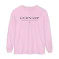 GYMNAST (Bars Beam Floor Vault) Long Sleeve Shirt - Pink (Adult )