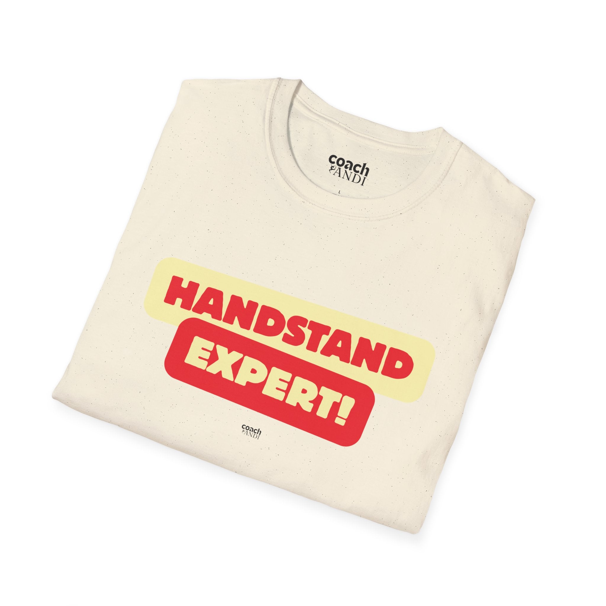 Handstand Expert Tshirt - Red/Yellow (Adult)