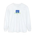 GYMnastics Long Sleeve Shirt - Blue/Lime (Adult)