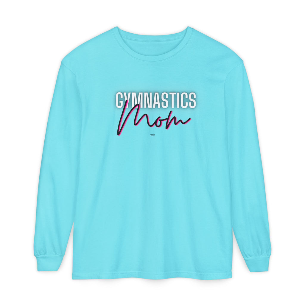 Glow Gym Mom Long Sleeve Shirt - Black/Pink (Adult)