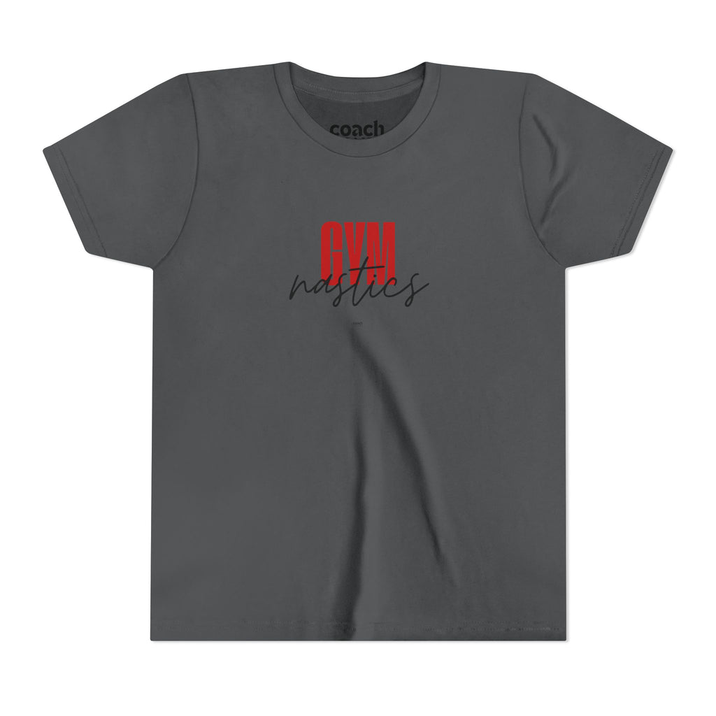 GYMnastics Short Sleeve Tee - Red (Youth)