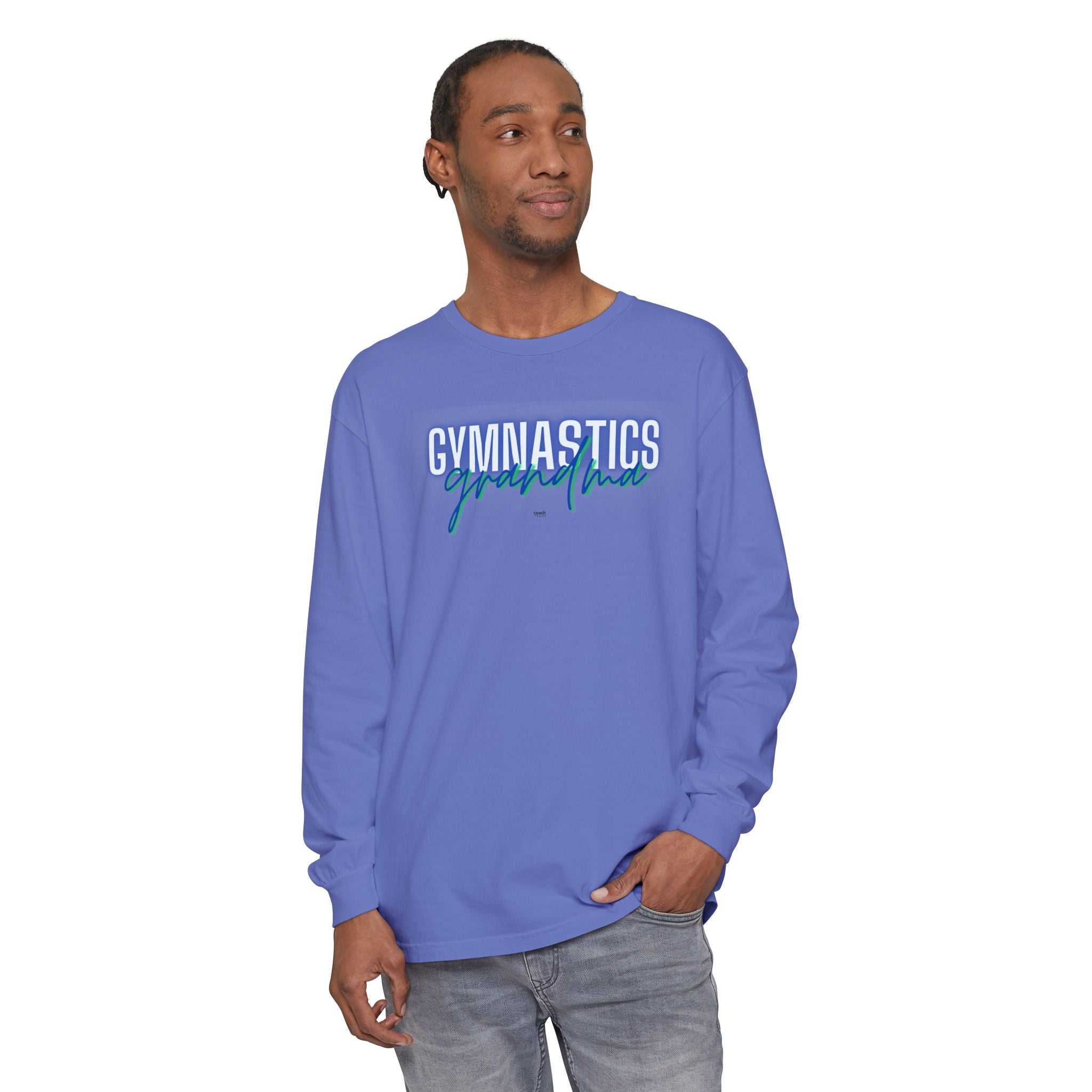 Glow Gym Gma Long Sleeve Shirt - Blue/Green (Adult)