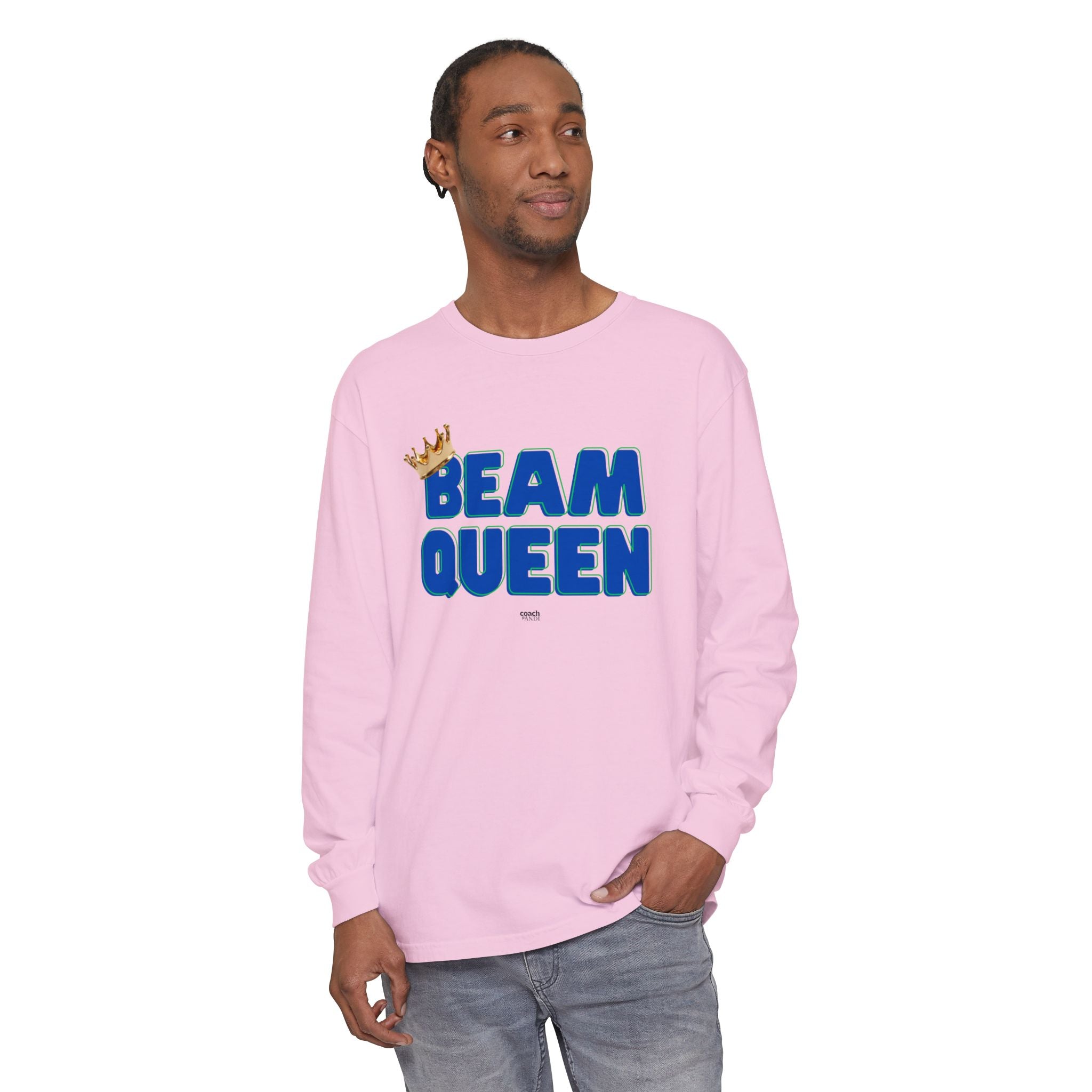 Beam Queen - Blue/Green (Adult Long Sleeve Shirt)