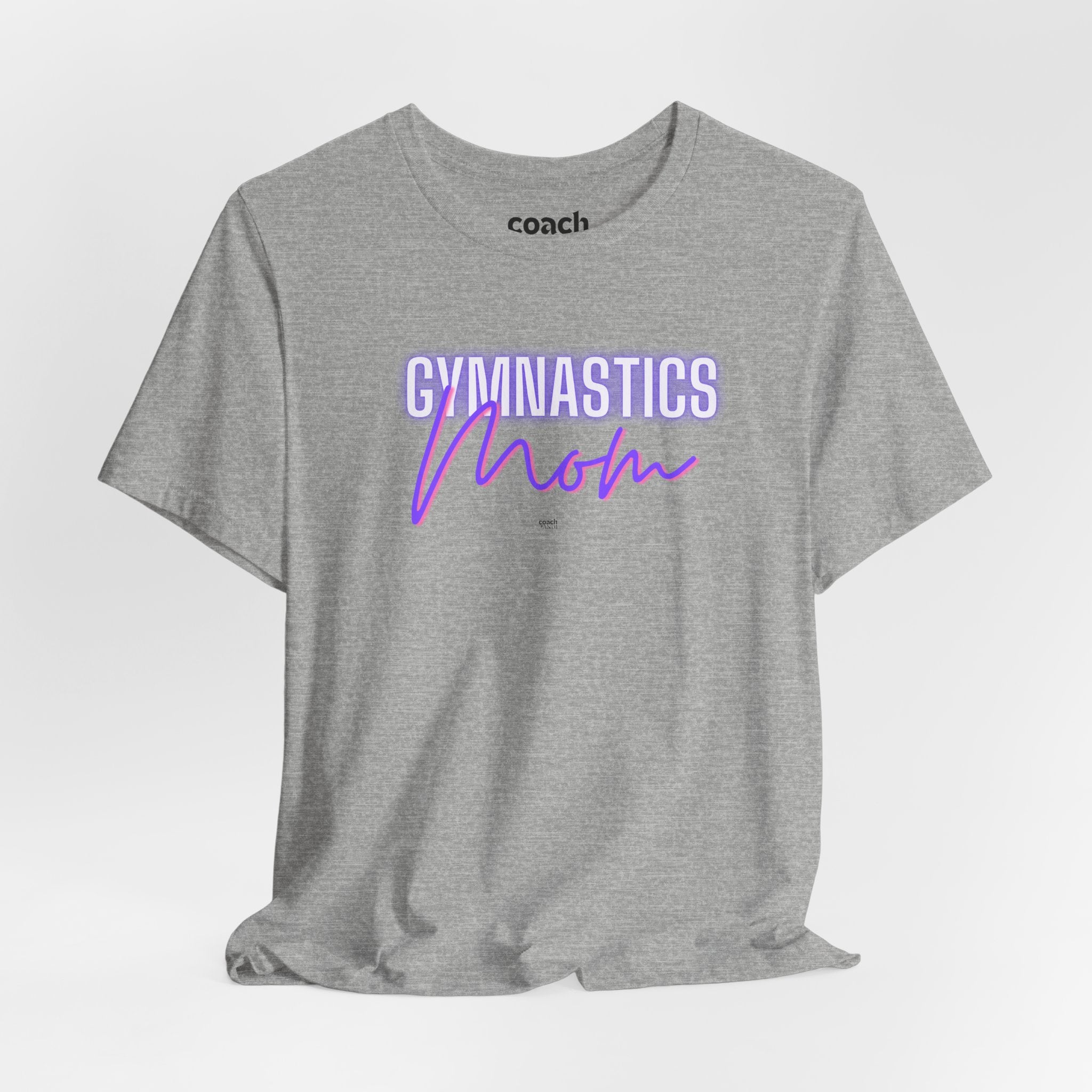 Glow Gym Mom Tshirt - Purple/Pink (Adult)