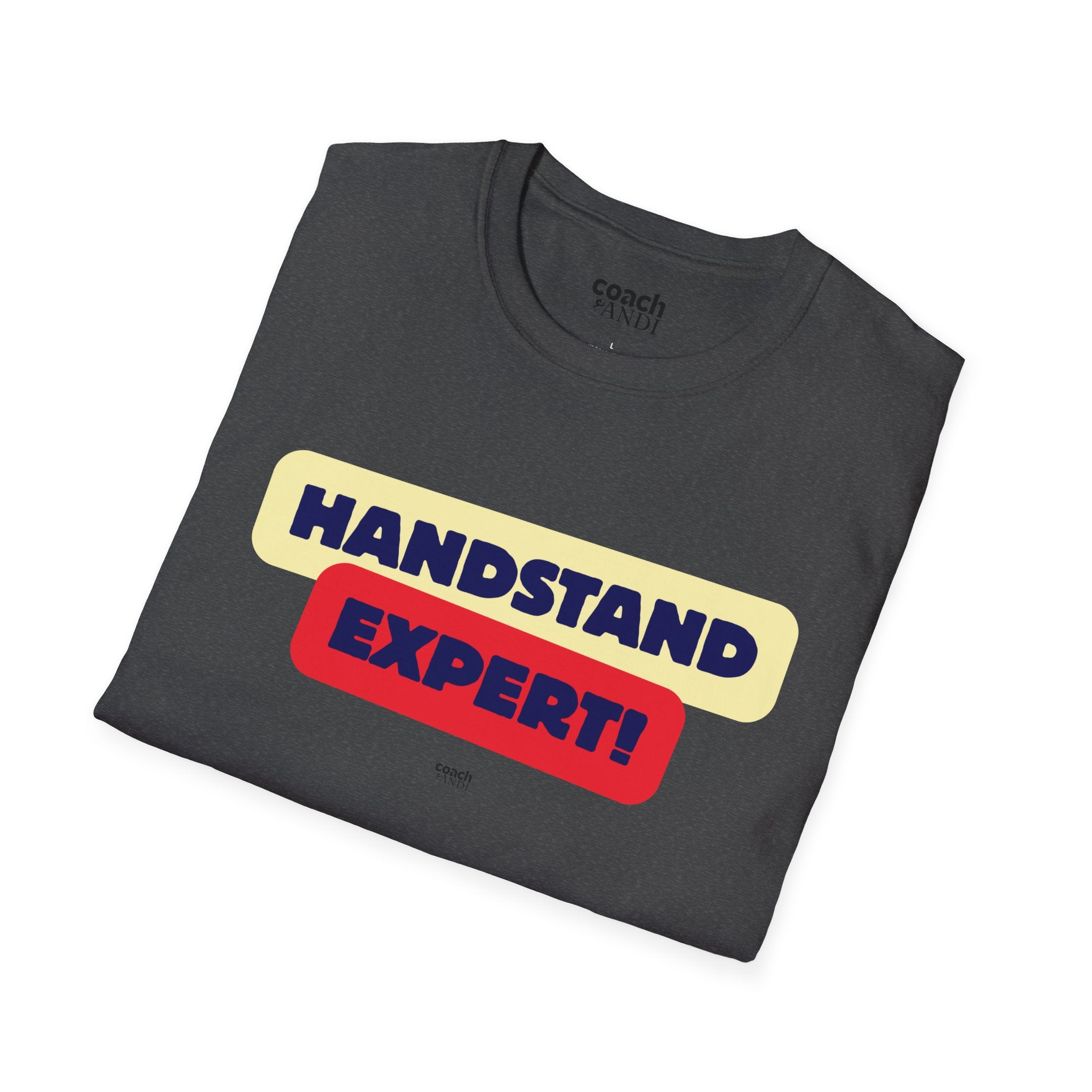 Handstand Expert Tshirt - Red/Navy (Adult)