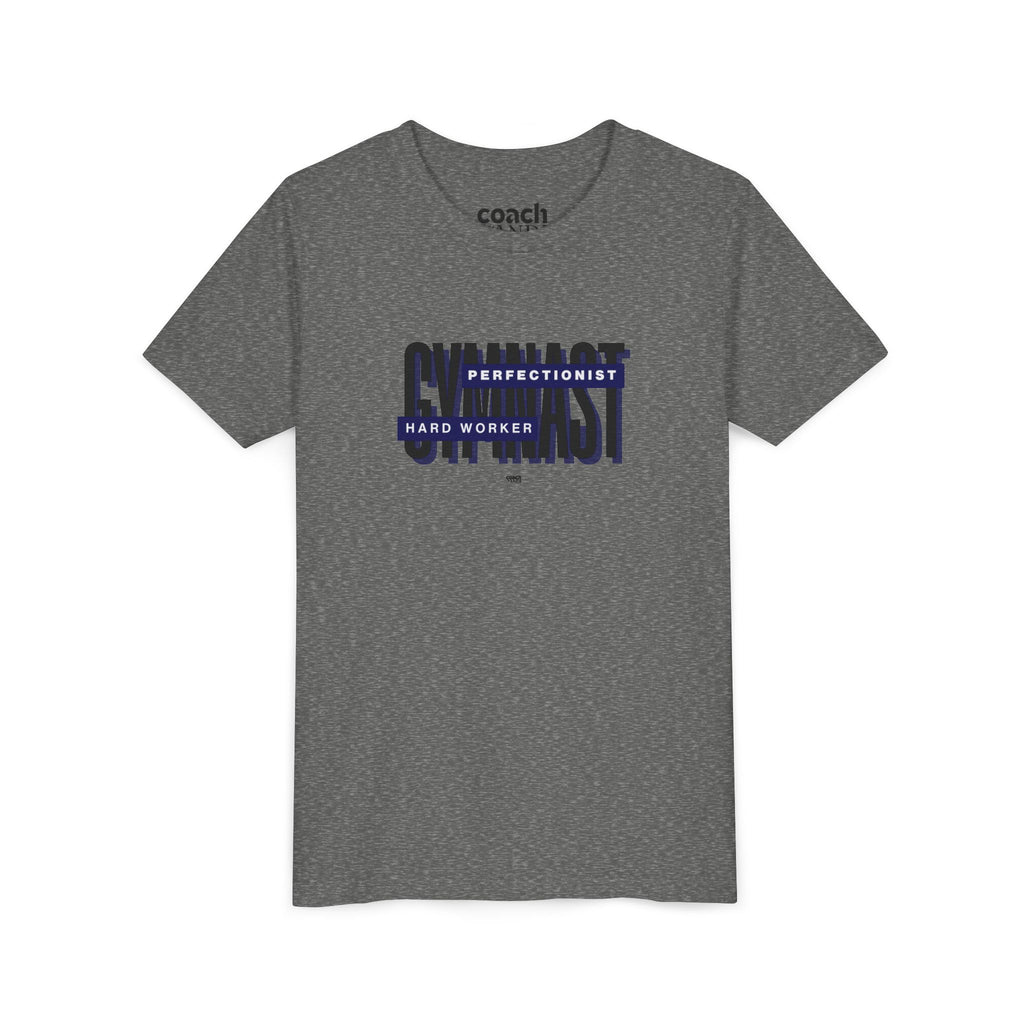Gymnast Hard Worker Tshirt - Navy (Youth)