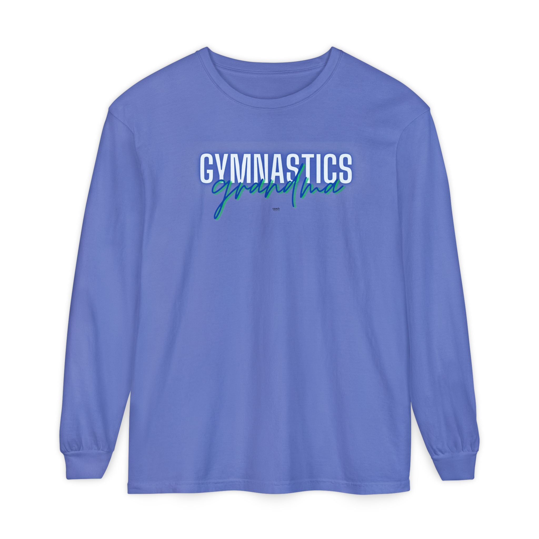 Glow Gym Gma Long Sleeve Shirt - Blue/Green (Adult)