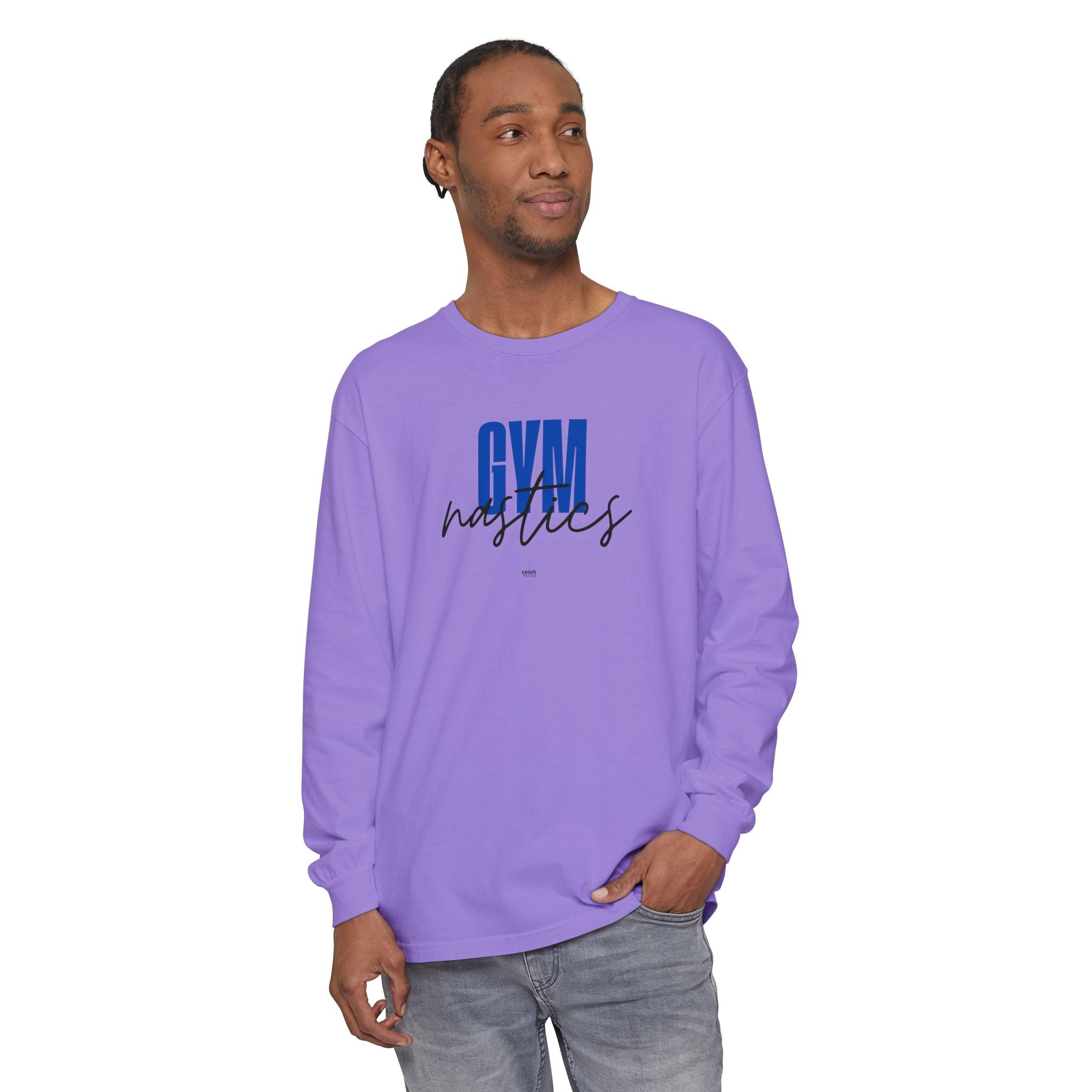 GYMnastics Long Sleeve Shirt - Blue (Adult)