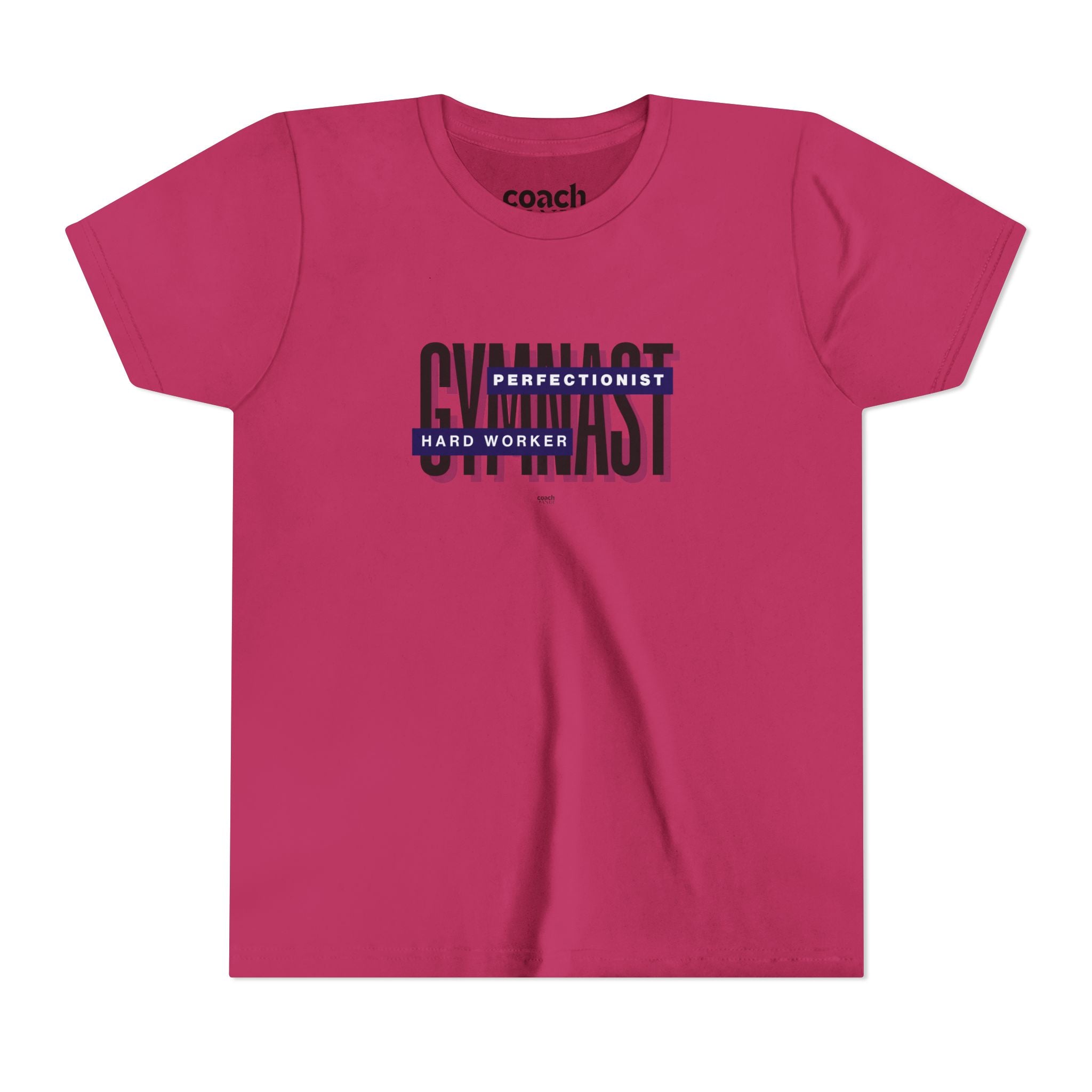 Gymnast Hard Worker Tshirt - Navy (Youth)