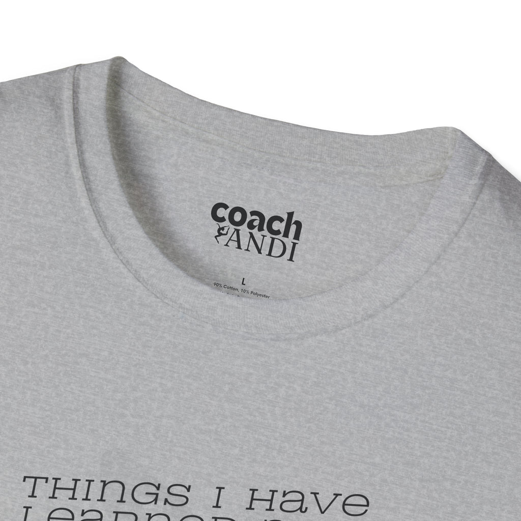 Things I Learned as a Gymnast Tshirt - Red (Adult)