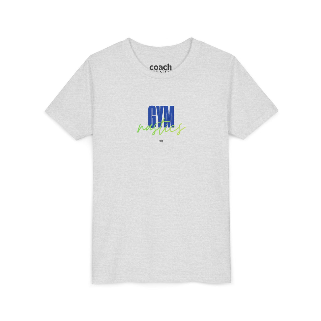 GYMnastics Short Sleeve Tee - Blue/Lime (Youth)