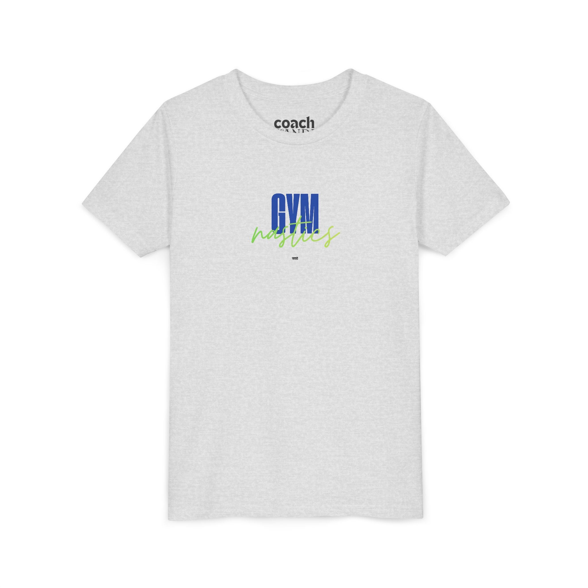 GYMnastics Short Sleeve Tee - Blue/Lime (Youth)