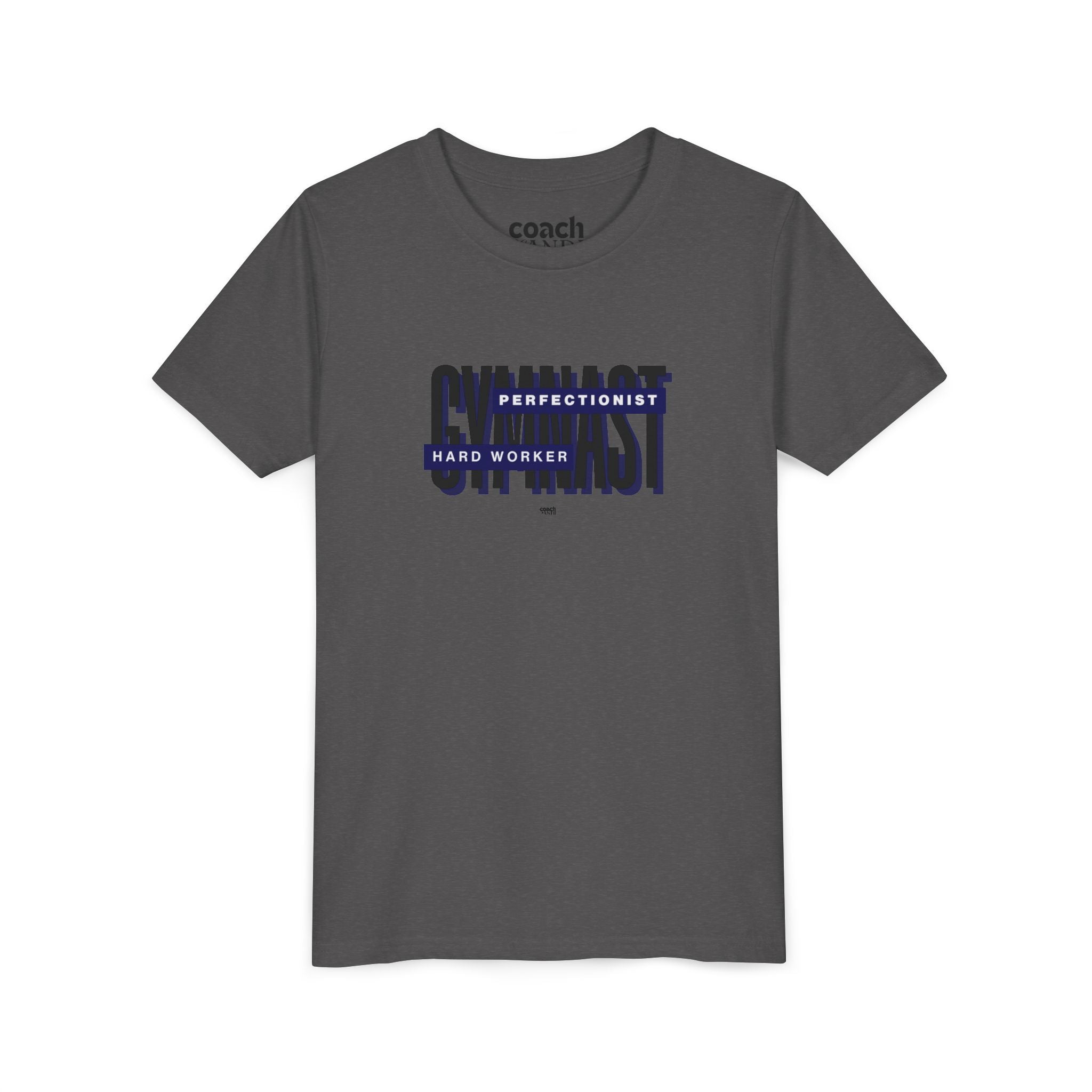 Gymnast Hard Worker Tshirt - Navy (Youth)