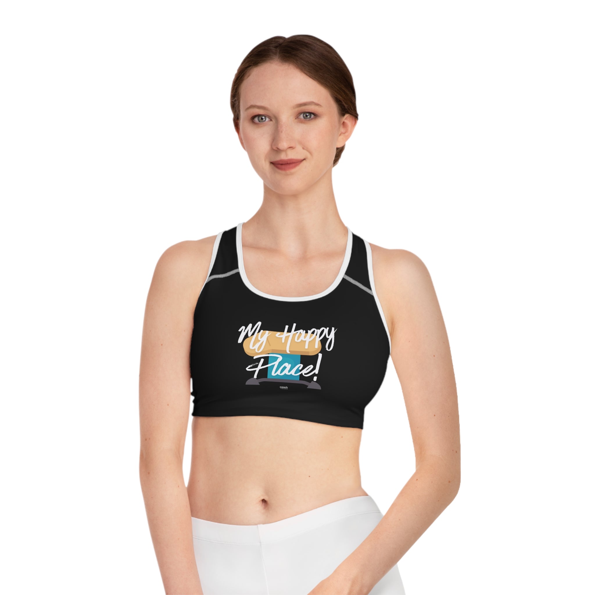 My Happy Place Vault Sports Bra