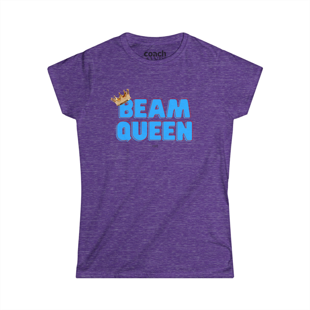 Beam Queen T-Shirt - Lt Blue/Red