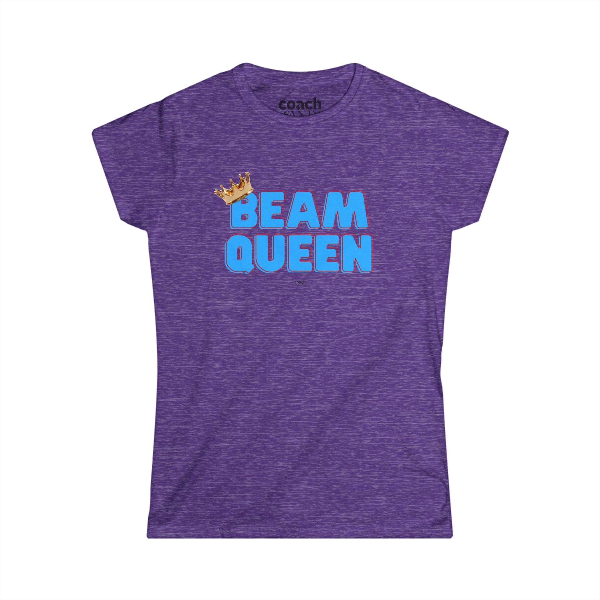 Beam Queen T-Shirt - Lt Blue/Red
