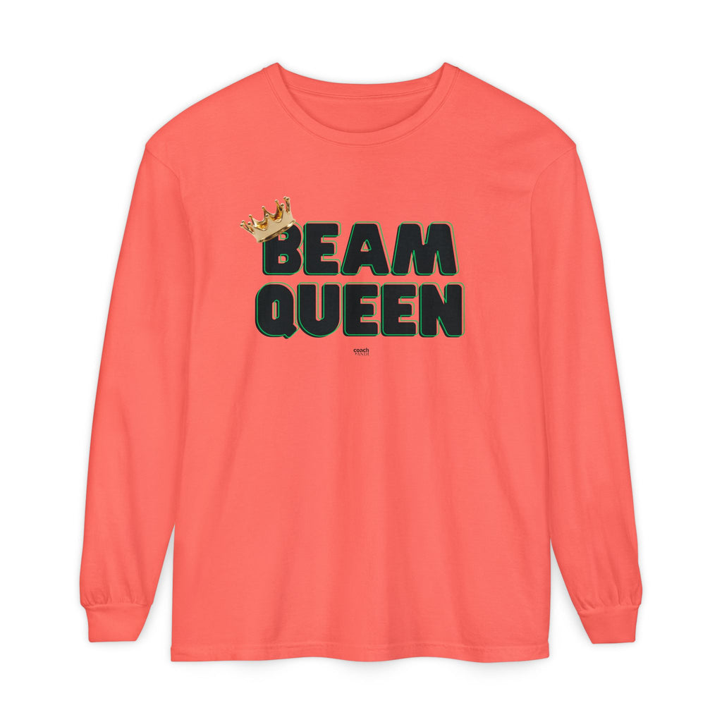 Beam Queen - Black/Green (Adult Long Sleeve Shirt)