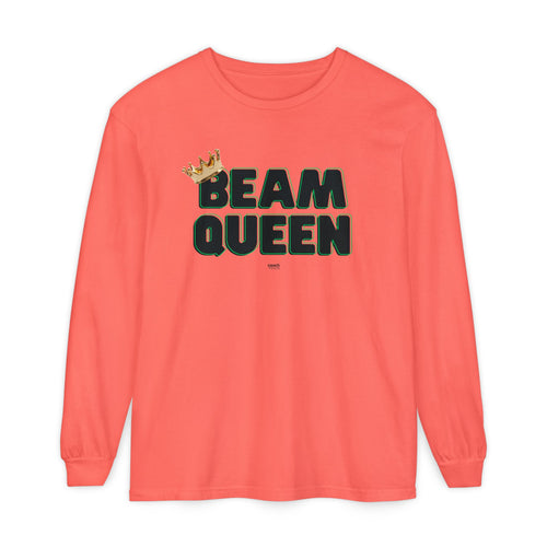 Beam Queen - Black/Green (Adult Long Sleeve Shirt)