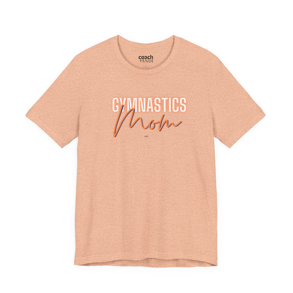 Glow Gym Mom Tshirt - Orange/Blue (Adult)