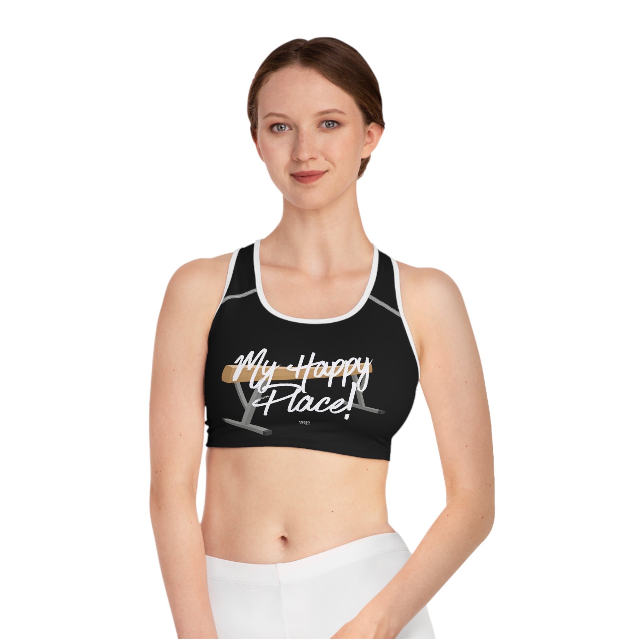 My Happy Place Beam Sports Bra