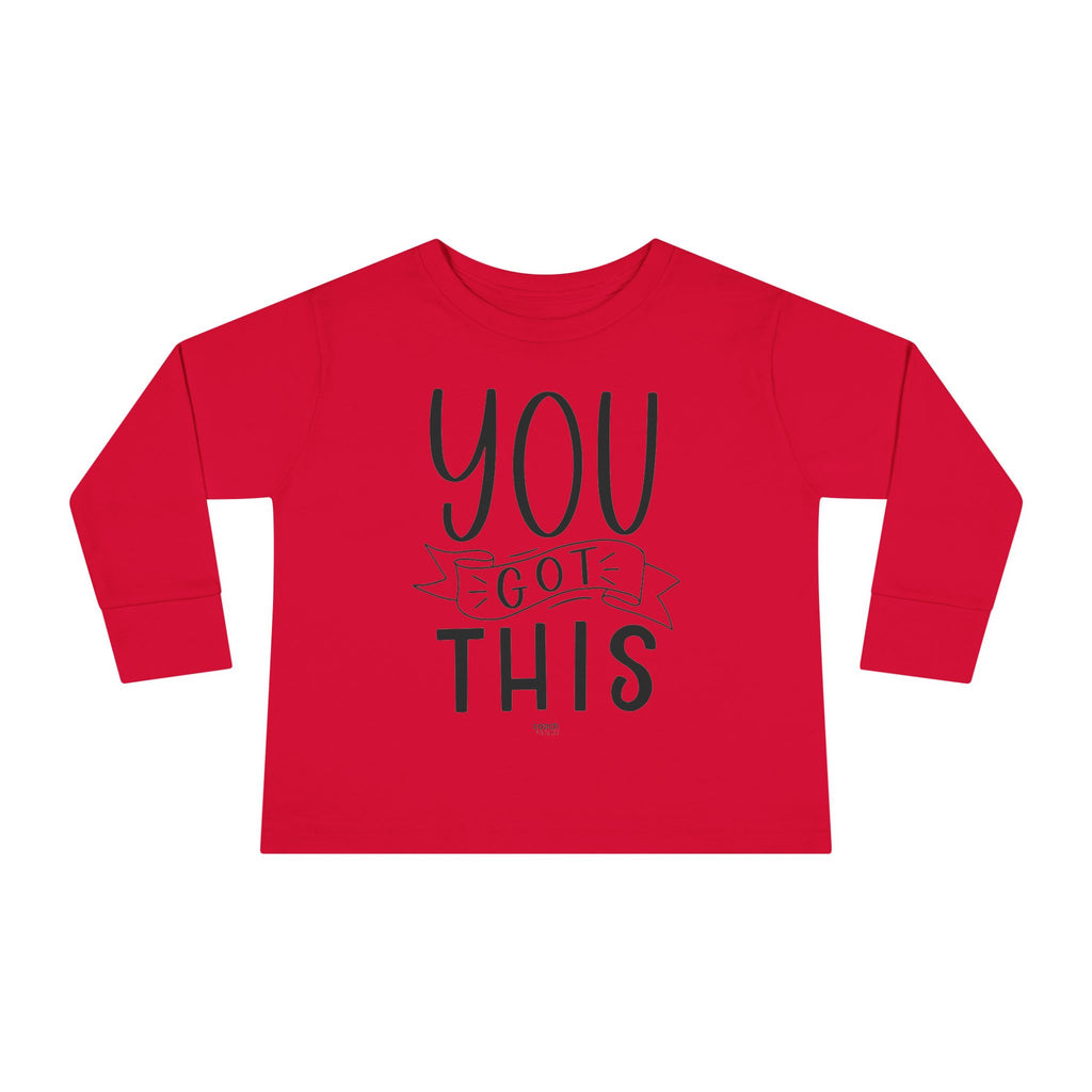 Tiny Supporter (Toddler Long Sleeve Tee)