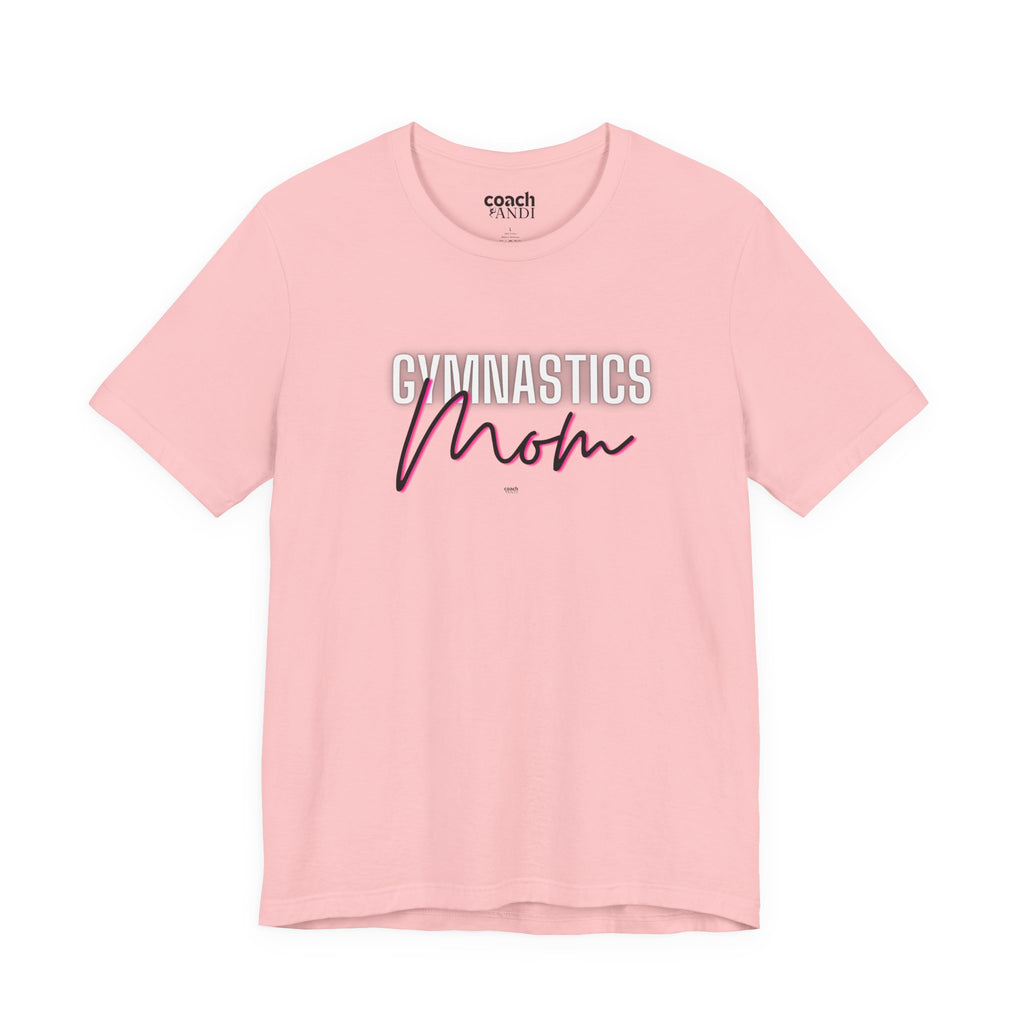 Glow Gym Mom Tshirt - Black/Pink (Adult)