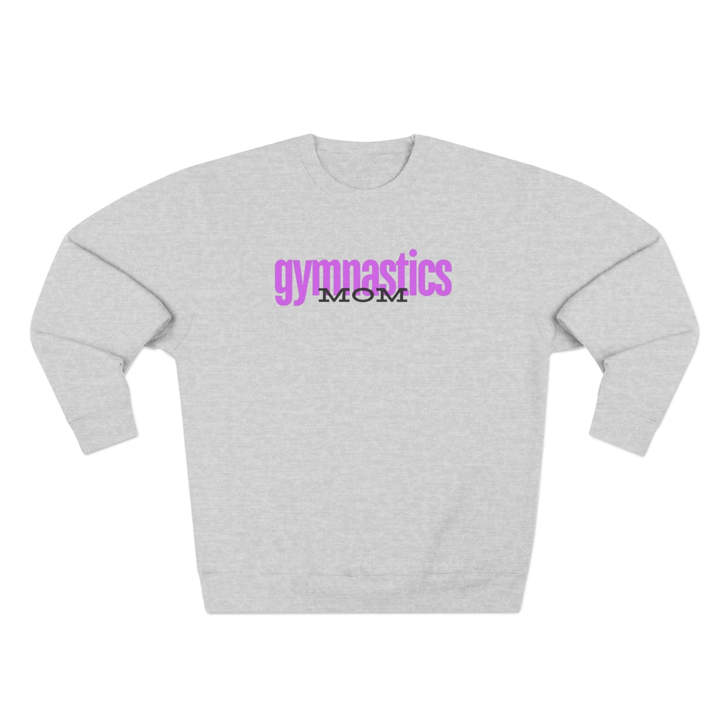 Gymnastics Mom-Fuscia (Adult Crewneck)