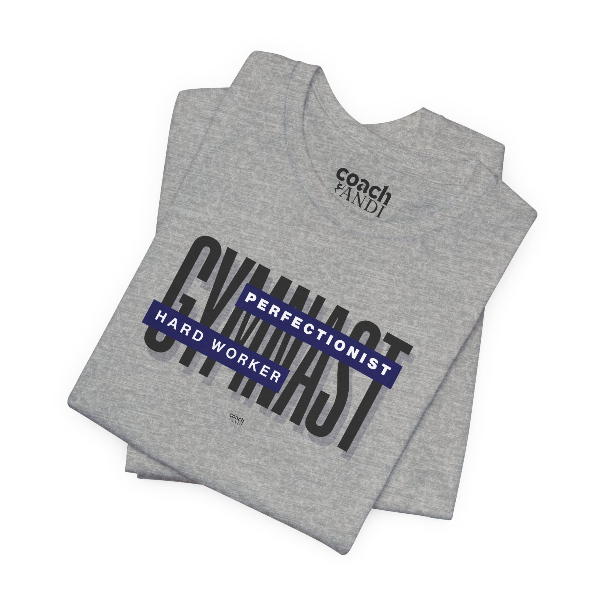 Gymnast Hard Worker Tshirt - Blue (Adult)