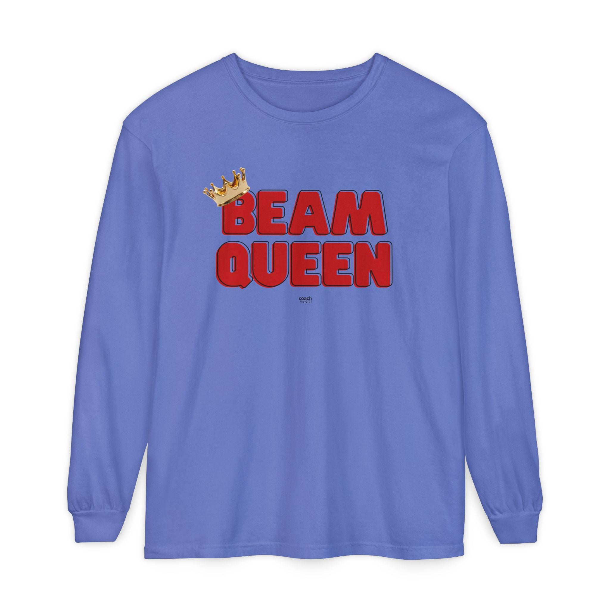 Beam Queen - Red/Black (Adult Long Sleeve Shirt)