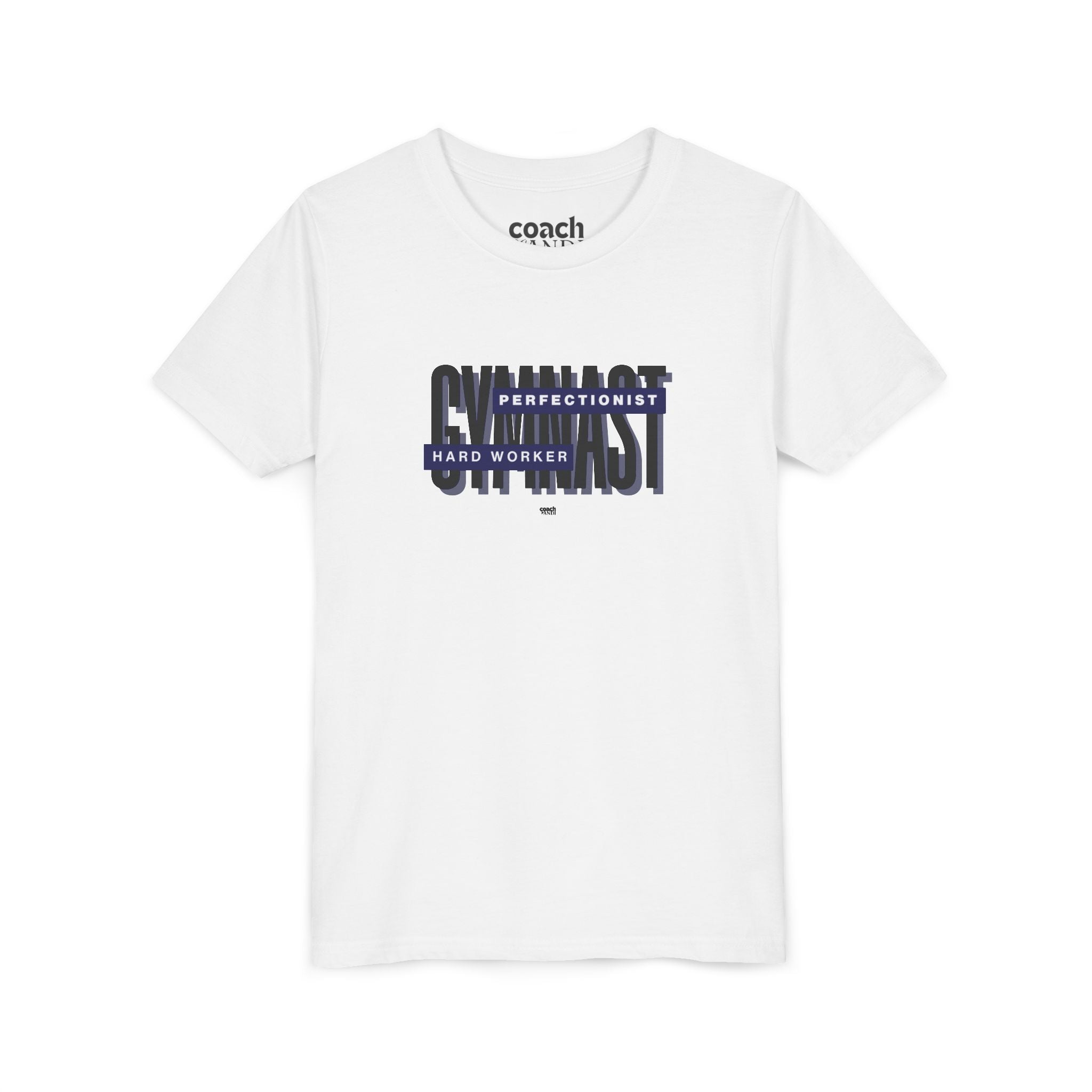 Gymnast Hard Worker Tshirt - Navy (Youth)
