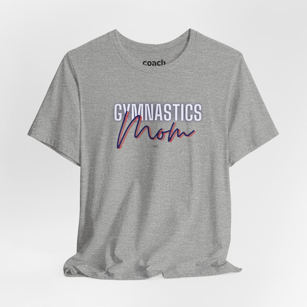Glow Gym Mom Tshirt - Blue/Red (Adult)