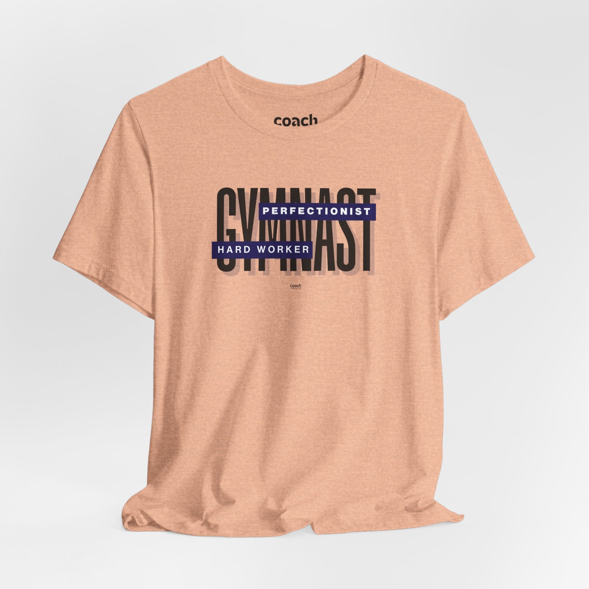 Gymnast Hard Worker Tshirt - Blue (Adult)