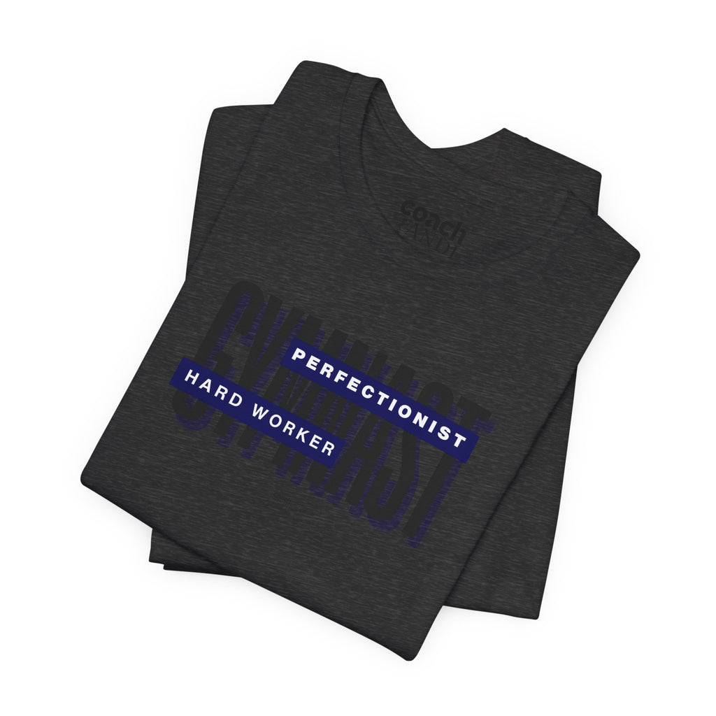 Gymnast Hard Worker Tshirt - Blue (Adult)