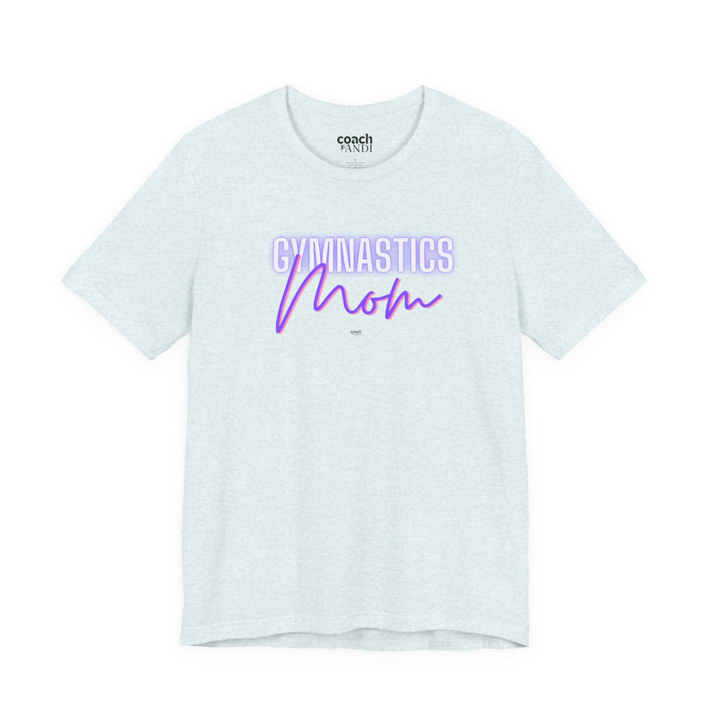Glow Gym Mom Tshirt - Purple/Pink (Adult)