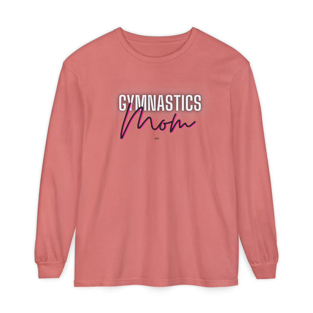 Glow Gym Mom Long Sleeve Shirt - Black/Pink (Adult)