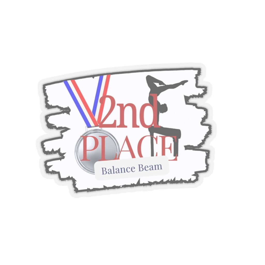 2nd Place Balance Beam (Kiss-Cut Stickers)