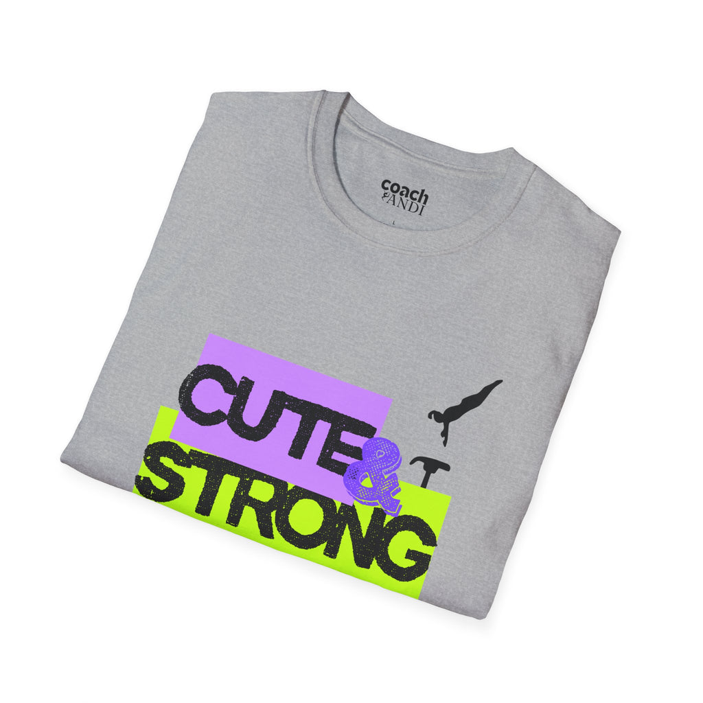 Cut & Strong Tshirt - Lavender/Lime (Adult)