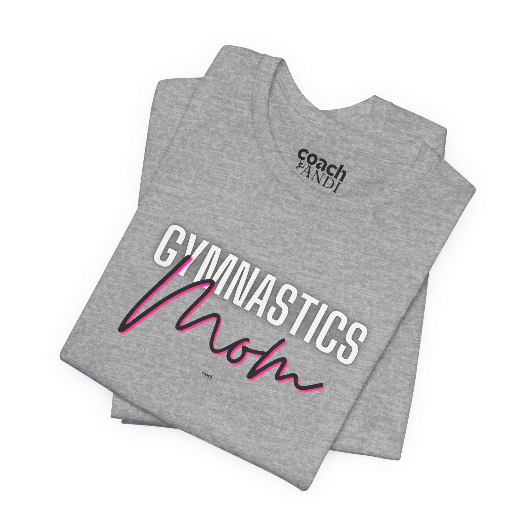 Glow Gym Mom Tshirt - Black/Pink (Adult)