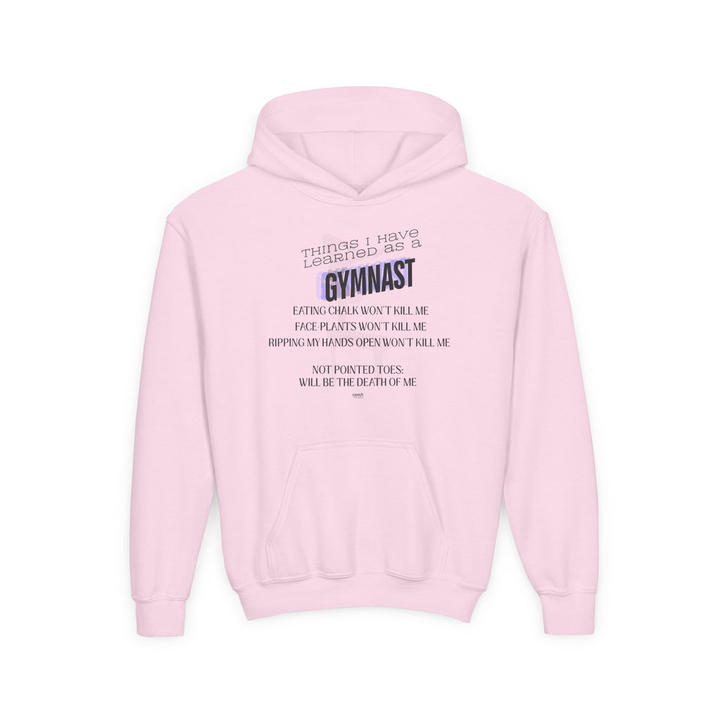 Things I Learned as a Gymnast Hoodie - Blue (Youth)