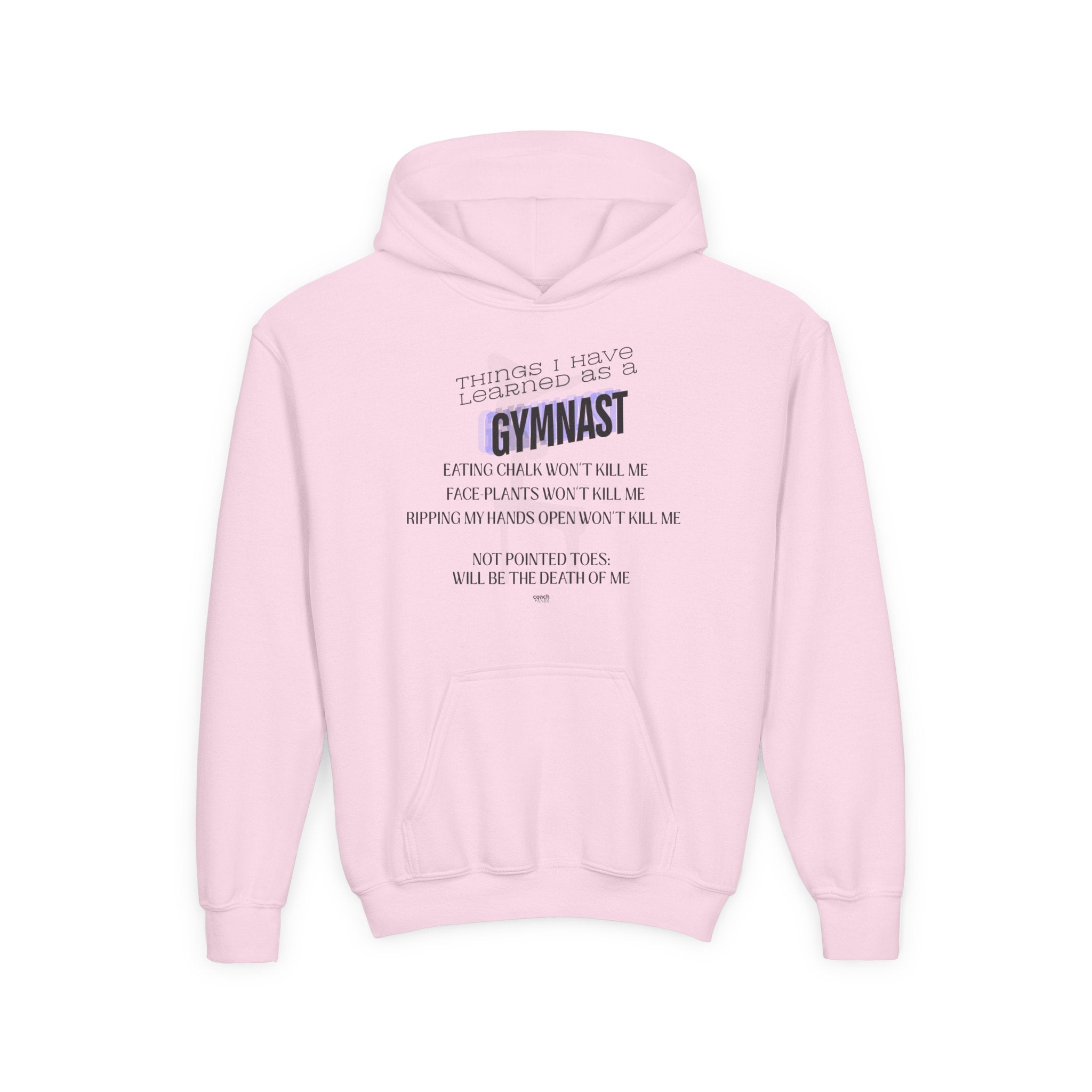 Things I Learned as a Gymnast Hoodie - Blue (Youth)