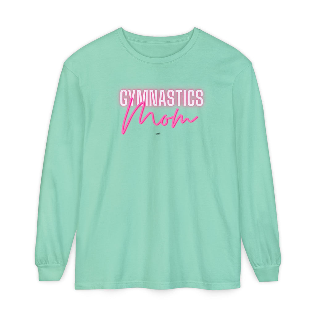 Glow Gym Mom Long Sleeve Shirt - Pink (Adult)