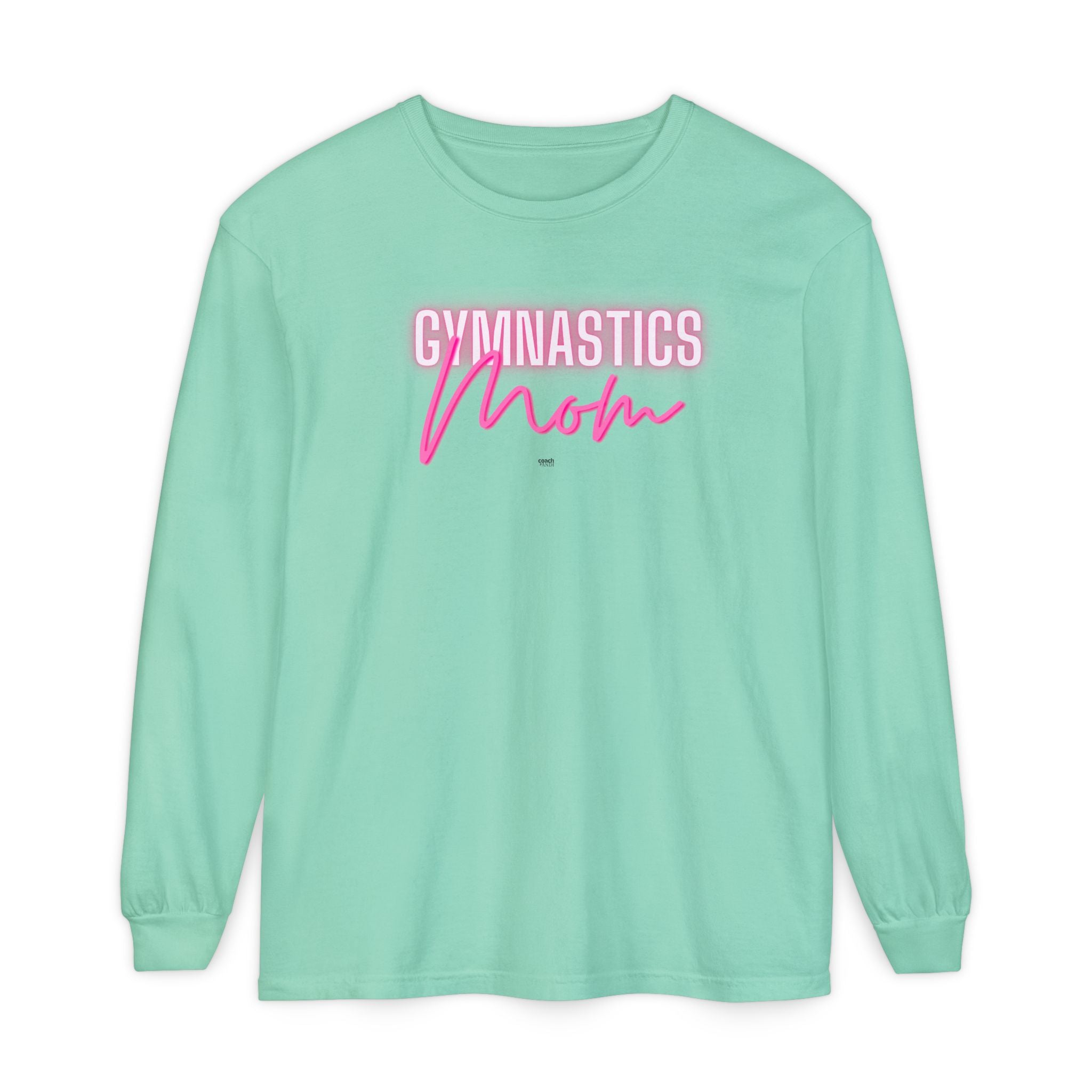 Glow Gym Mom Long Sleeve Shirt - Pink (Adult)
