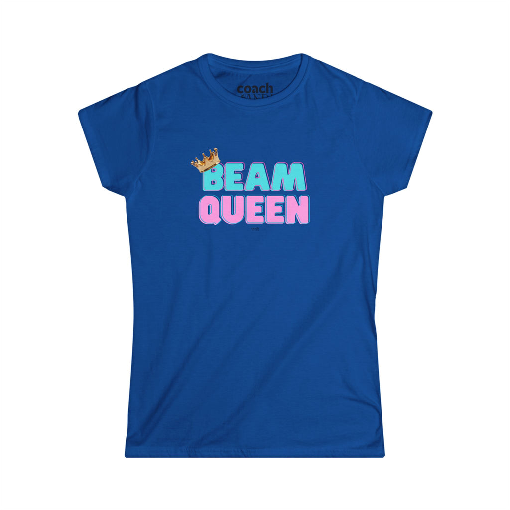 Beam Queen T-Shirt - Aqua/Pink