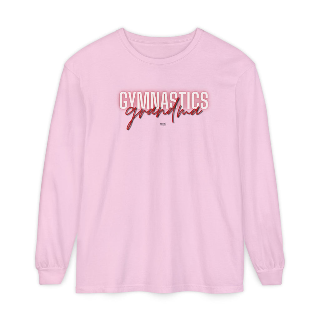 Glow Gym Gma Long Sleeve Shirt - Red (Adult)