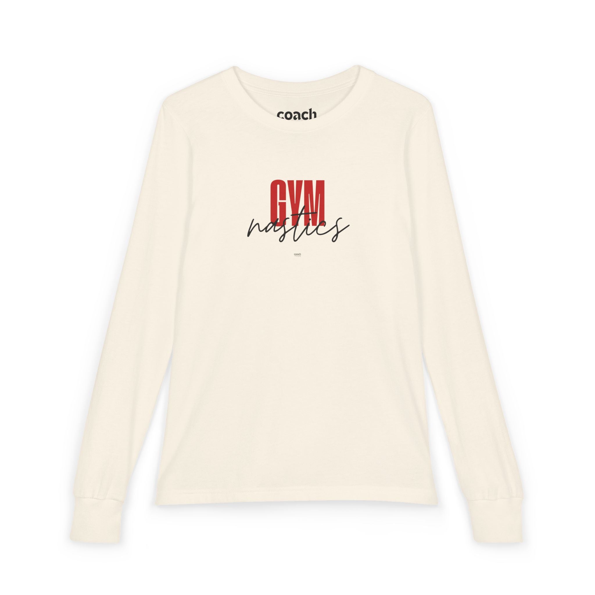 GYMnastics Long Sleeve Shirt - Red (Youth)